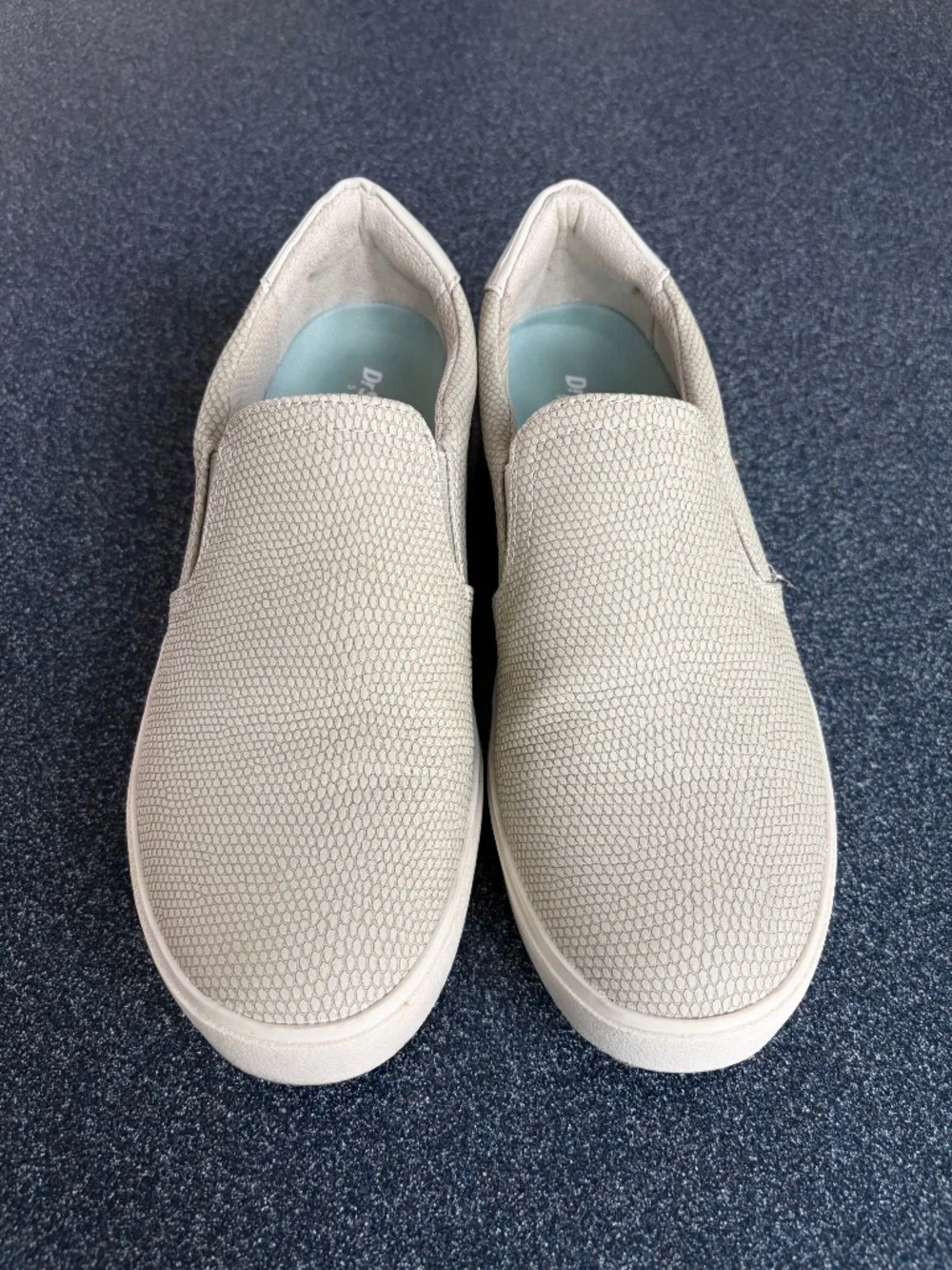 Dr Scholl’s Madison slip on sneakers in beige.